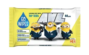 Влажные салфетки GO WIPES Minions, 44 шт.