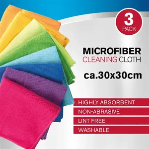 NENURODYTA_V Multi-Colour Cleaning Cloths, 3 Pieces