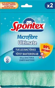 Spontex Cleaning Cloths, 2 pieces