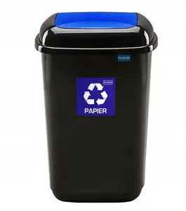 Plafor Garbage Bin, Blue/Black