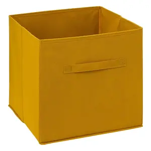 FIVE S SMART Storage Box 31x31 cm, Mustard