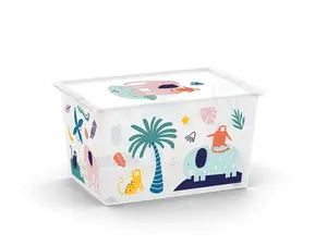 KIS BOXSTORAGE uzglabāšanas kaste ar vāku 50L