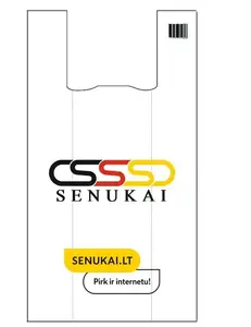 SENUKAI HDPE Shopping Bag 30 micron 40/10x64 cm