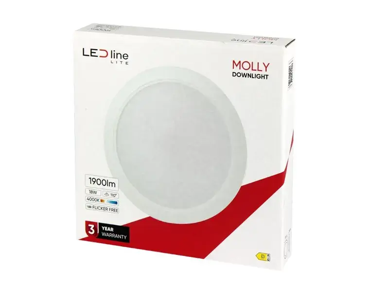 LED Line MOLLY Built-in LED Lamp 18W Photo 3