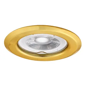 Kanlux Argus II 37154 Recessed Ceiling Light, GX5.3, Gold, Steel
