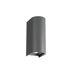 Viokef Azores LED Luminaire, 20W, IP65, Dark Gray