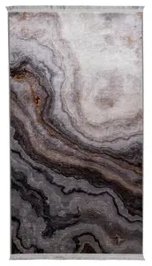 Splendid AGAT Printed Carpet, grey, 230 x 160 cm