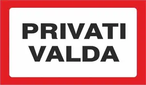 Private Ownership Sticker 170x100mm