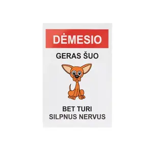 Good Dog Decorative Sticker 120x180mm