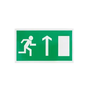 Exit Sign Sticker Up Right 100x180mm