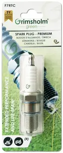 Grimsholm F7RTC Spark Plug for Lawn Mowers and Tractors