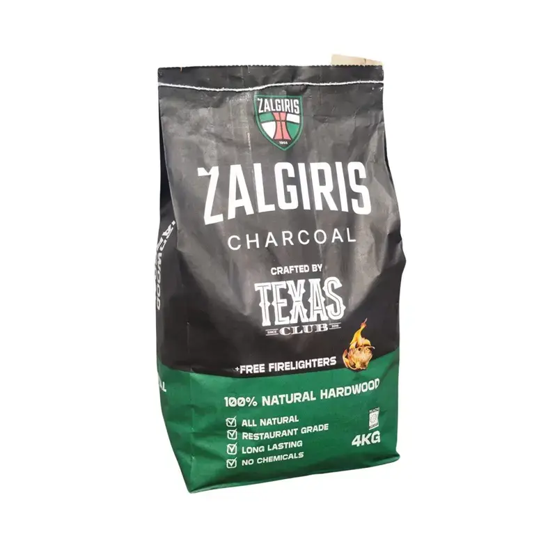 Древесный уголь TEXAS CLUB ŽALGIRIS 4 кг Photo 2