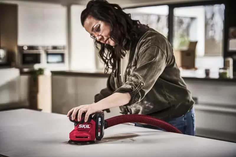 Skil Red 3746CA Cordless Eccentric Sander 20 V Photo 3