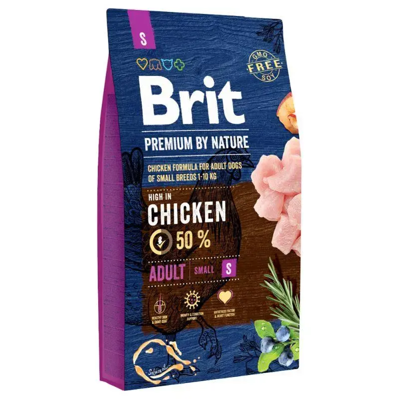 Sausā suņu barība Brit Premium by Nature, vistas gaļa, 3 kg Photo 2