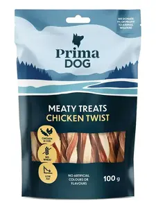 Suņu kārums PRIMA Chicken Twist 100 g