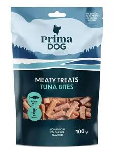 PRIMA Tuna Bites kārums suņiem, 100 g