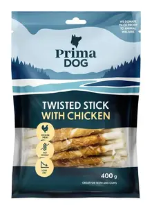 Kārums suņiem PRIMA Twisted Stick 0.4 kg