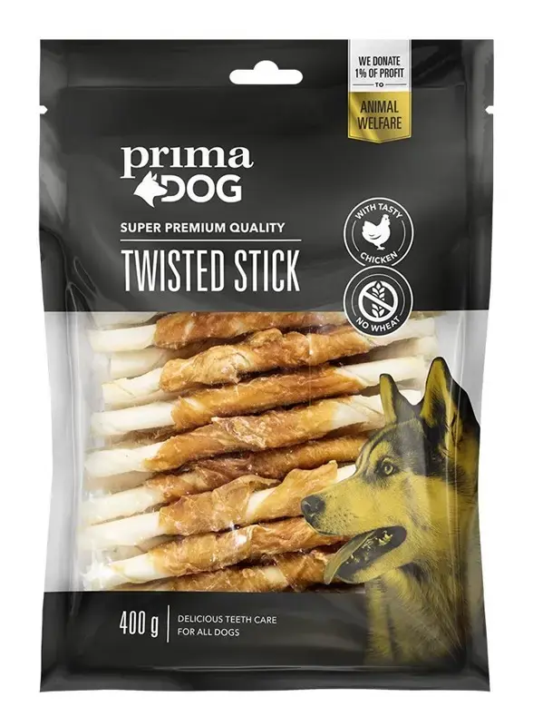 Лакомство для собак PRIMA Twisted Stick 0.4 кг Photo 2
