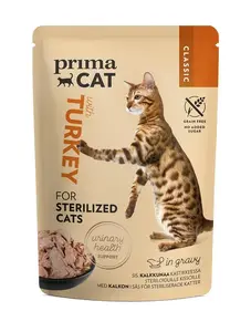 Mitrā kaķu barība PRIMA Classic, 85 g