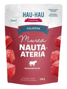 Prima Hau-Hau Champion Wet Dog Food with Beef 150g