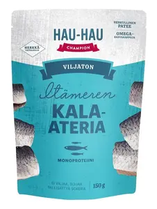 Prima Hau-Hau Champion Wet Dog Food, Fish, 150g