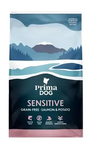 Сухой корм для собак PRIMA, лосось и картофель, 3 кг