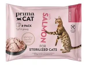 PRIMA Wet Cat Food, 340 g, 4-Pack