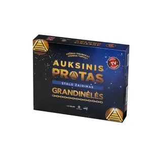 Table game AUKSINIS PROTAS. GRANDINĖLĖS, Lithuanian language