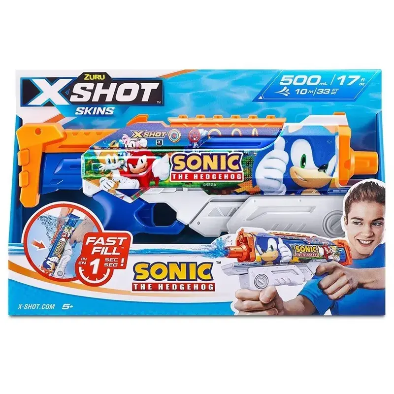 XSHOT Hyperload Fast-Fill Skins Sonic Water Blaster Photo 3