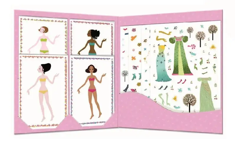 Djeco Dressing Paper Figure Making Kit Photo 3