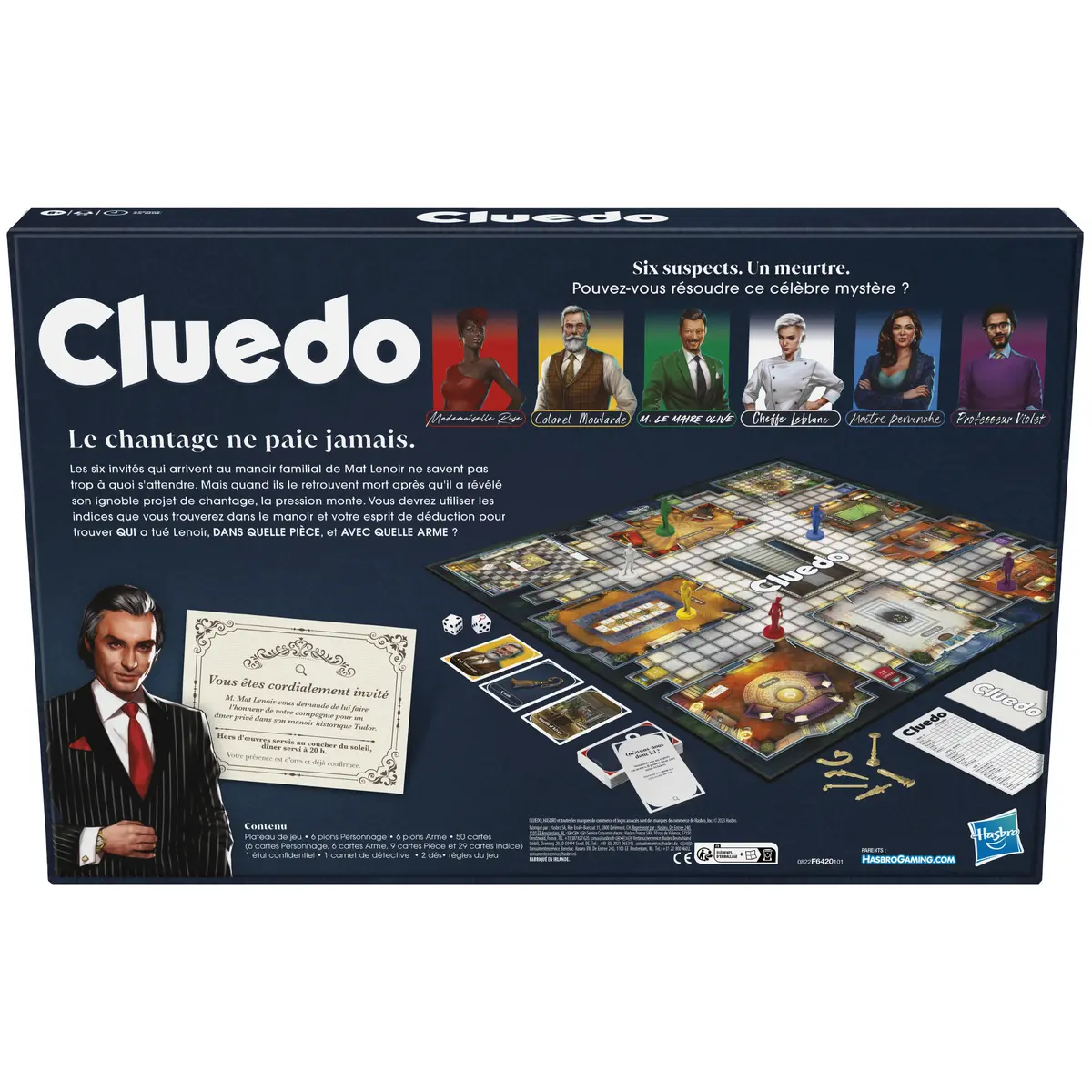 Настольная игра Hasbro Gaming Cluedo Photo 3