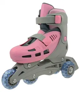 NENURODYTA_V Roller Skates, Pink/Grey, Size XS