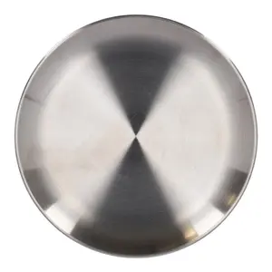 Esschert Design nerūsējošā tērauda šķīvis, 228 mm
