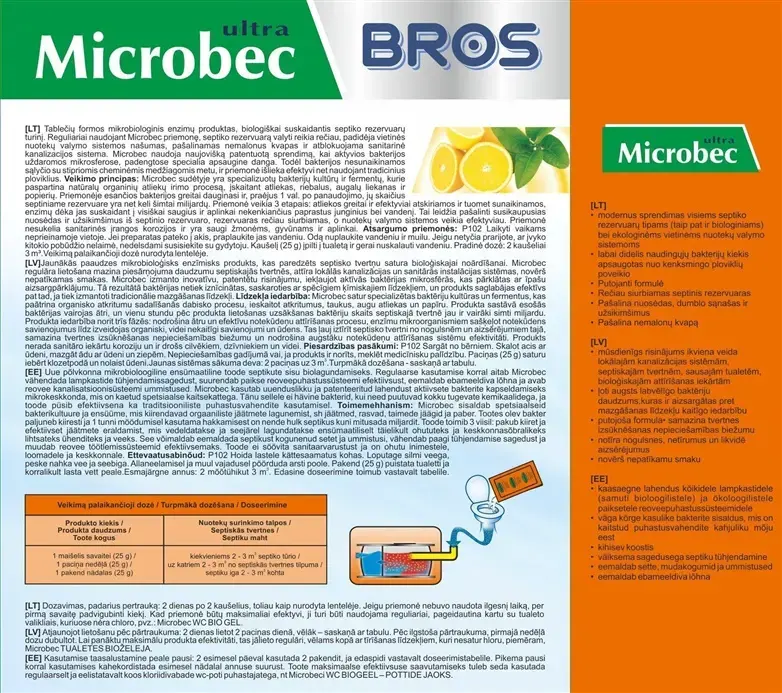 BROS Microbec Bioactivator for Sewage Pits 0.15 l Photo 2