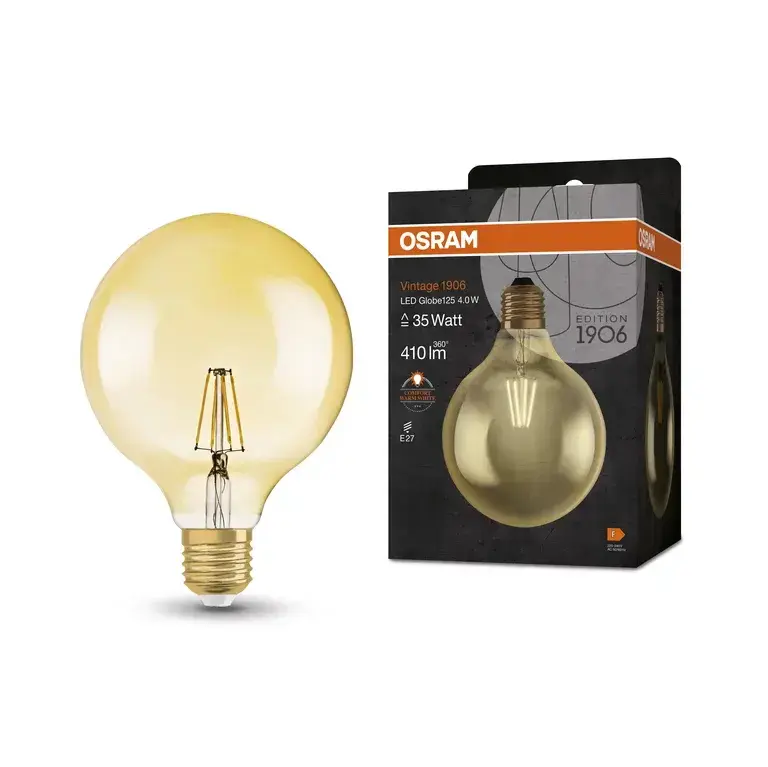 Светодиодная лампа Osram E27 4 Вт 2400 К Photo 4
