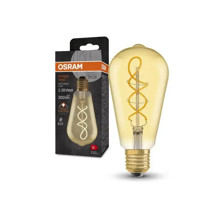 Osram LED dekoratīvā spuldze A60 E27 4W 2000K Photo 2