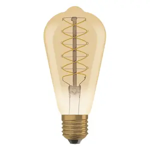 Osram ST64 LED spuldze, E27, 7 W, 600 lm, 2200 K