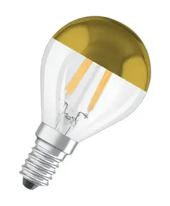 Светодиодная лампа Osram LED Retrofit CLASSIC P Mirror E14 4Вт 380лм 2700K Теплый белый