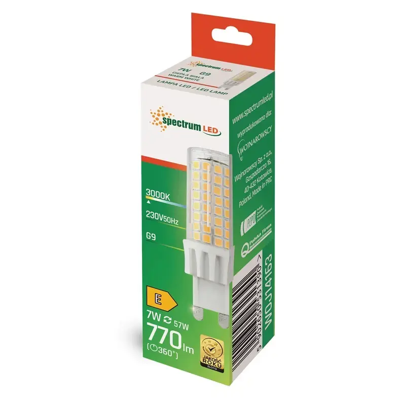 Spectrum G9 7W LED spuldze Photo 2
