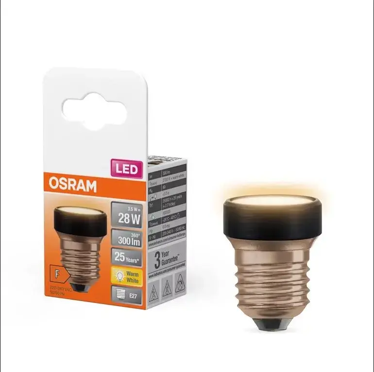 Светодиодная лампа Osram E27 3.5 Вт 2700K плоская Photo 2