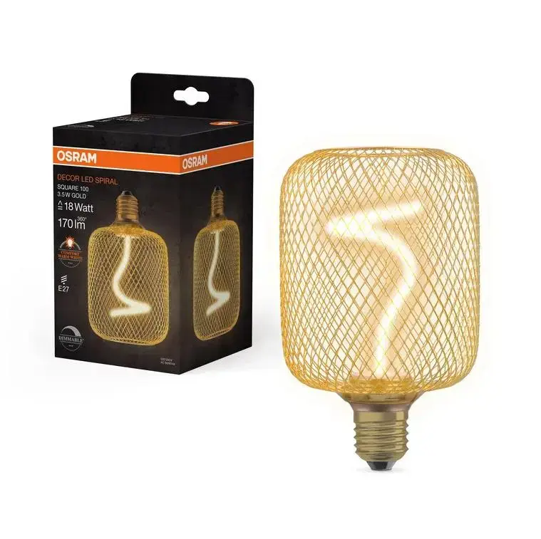 Osram LED spuldze E27 3.5W 1800K aptumšojama Photo 2