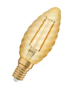 Osram Vintage 1906 LED spuldze, 1.5W, E27, 120 lm, 2400K silti balta