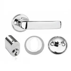 MP MRO-06-35A Indoor Door Handle Set, Chrome