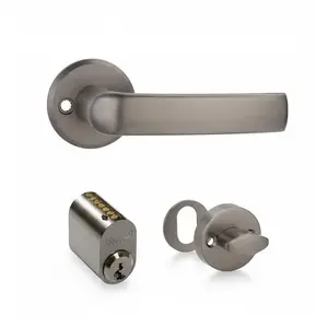 MP MRO-06-35A MBN Outdoor Door Handle Set, Graphite