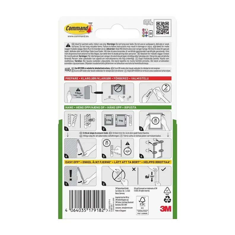 3M Command T17201C Picture Hanging Strips Photo 3