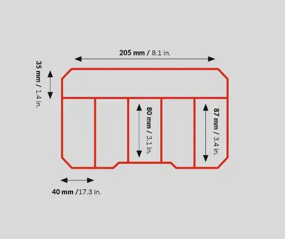 QBRICK Small Parts Case 220 x 145 x 47 mm Photo 3