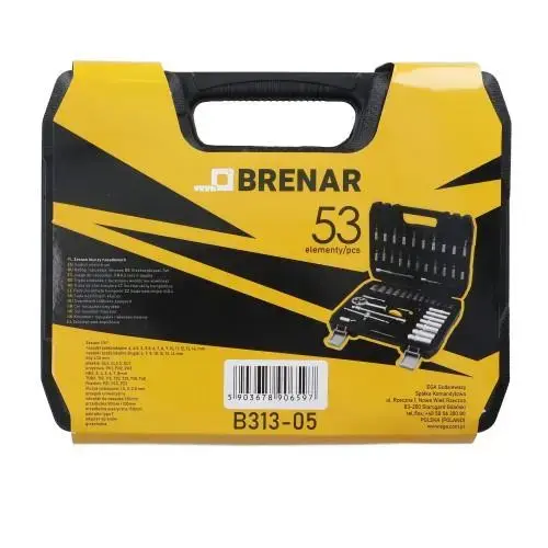 Набор инструментов Brenar B313-05, 53 предмета Photo 3