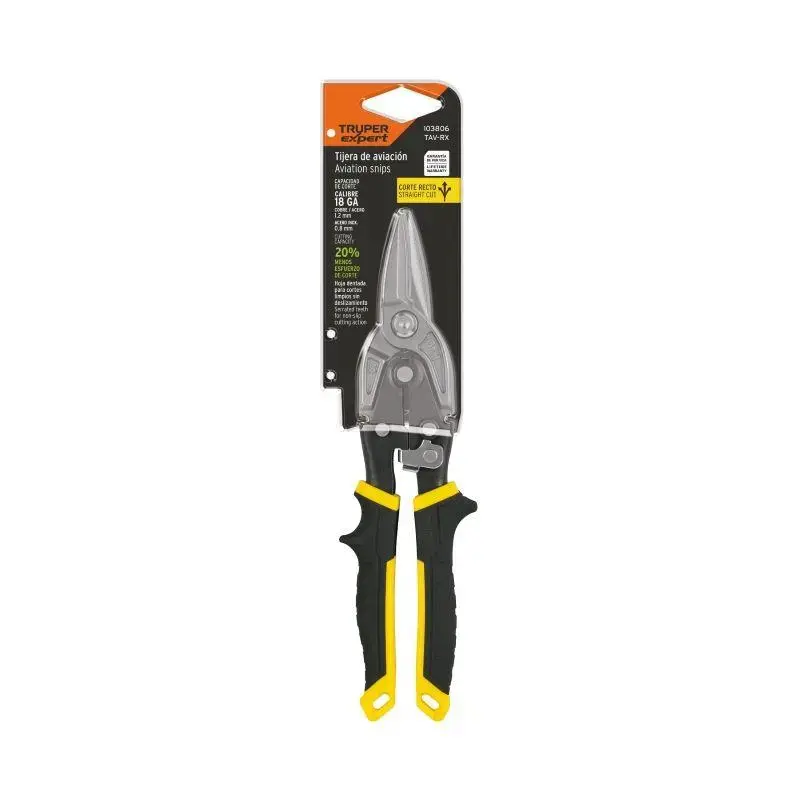 Truper Expert Tin Snips 250 mm for Straight Cutting Photo 2