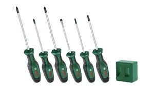 Bosch 1600A02W7L Straight Screwdriver Set, 6 Pieces