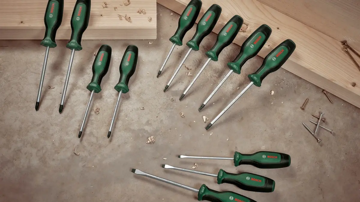 Bosch 1600A02W7L Straight Screwdriver Set Photo 3